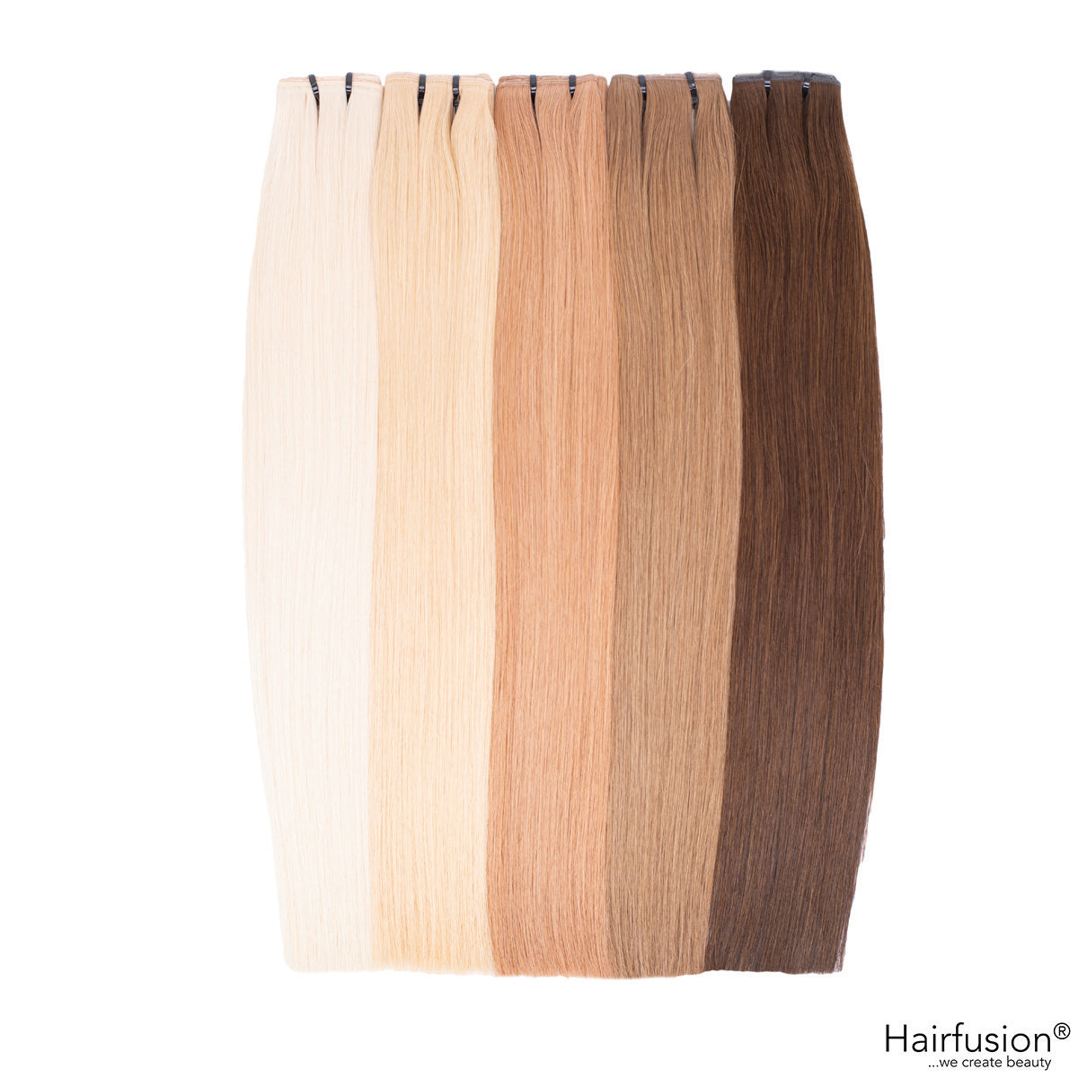 100 gr. BUTTERFLY INVISIBLE Tresse Echthaar 50 cm