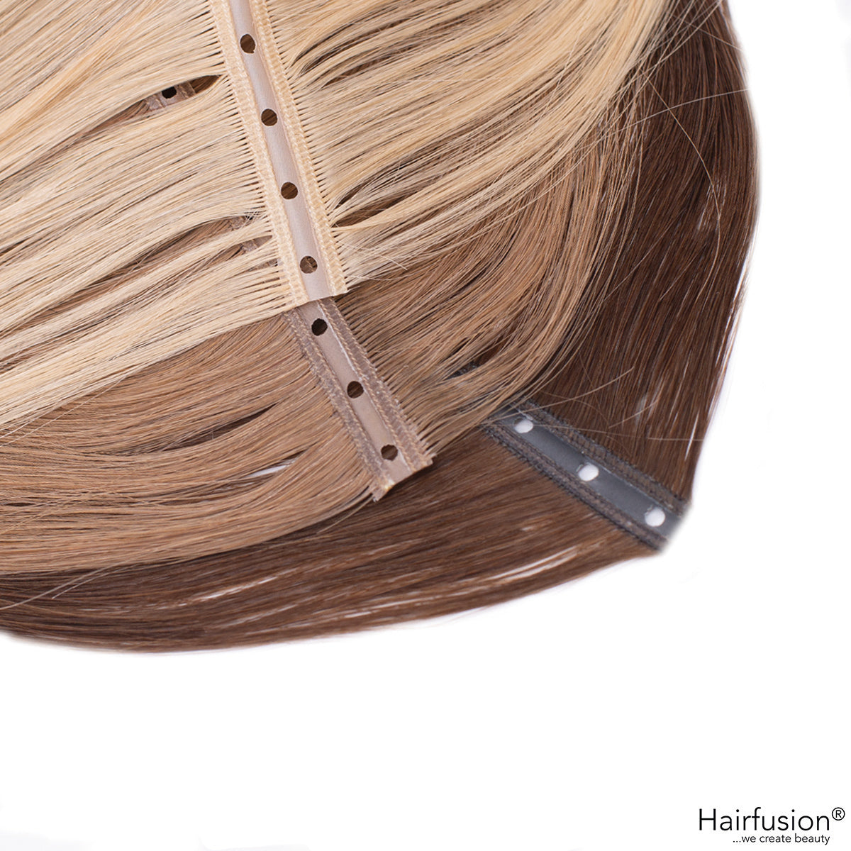 100 gr. BUTTERFLY INVISIBLE Tresse Echthaar 50 cm