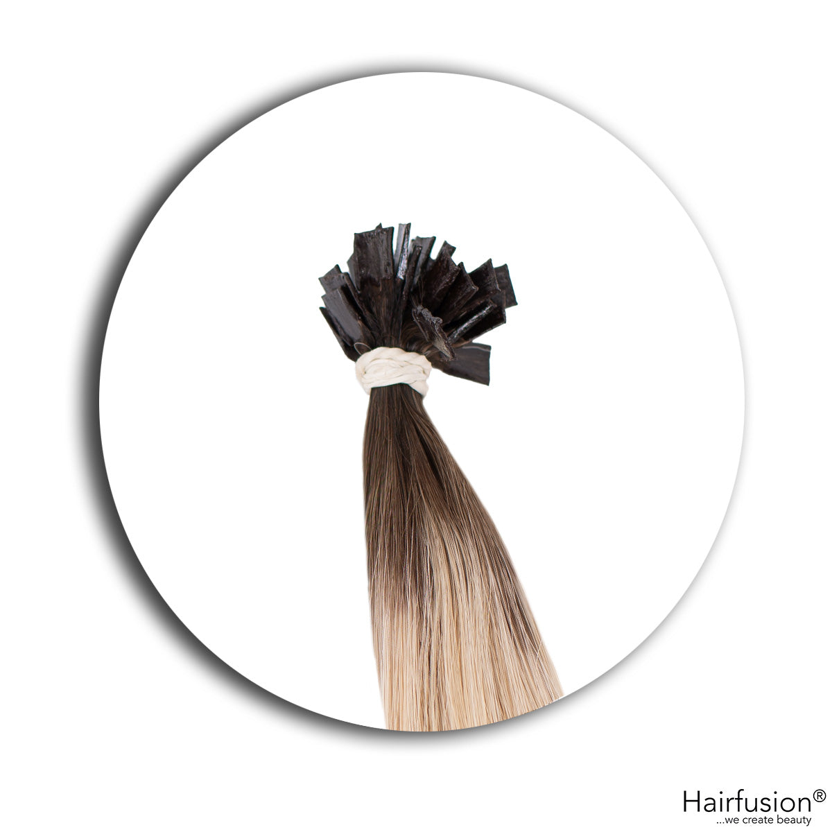 Outlet Nr. 228 – SET 50 Bonding Extensions – Farbe Root 2 auf 60 & 2 auf 10 – 50 cm – glatt