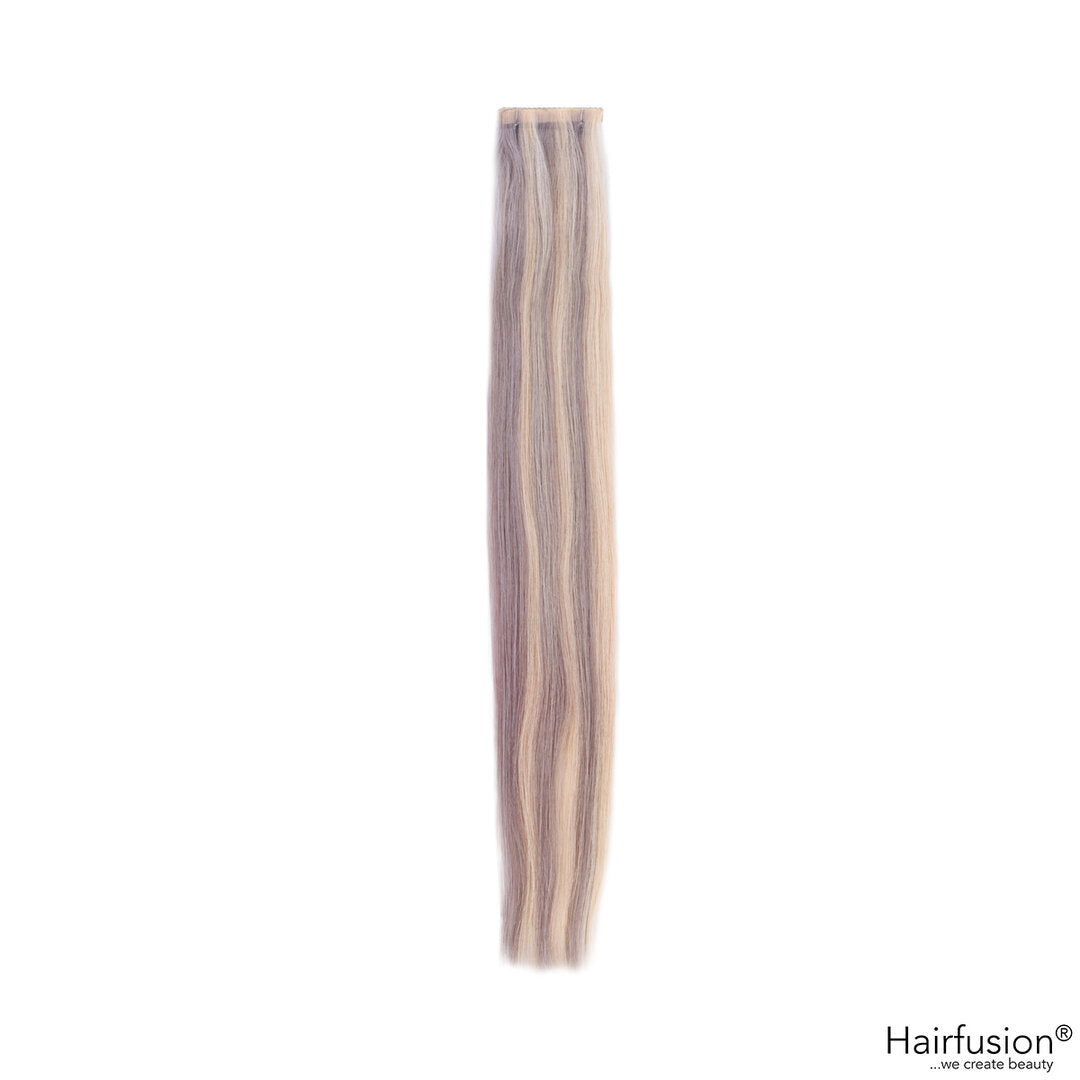 Outlet Nr. 27 – XXL Tape Extensions (7 cm breit) – Farbe gesträhnt 61/60 – 50 cm – 30 g / 10 Tapes