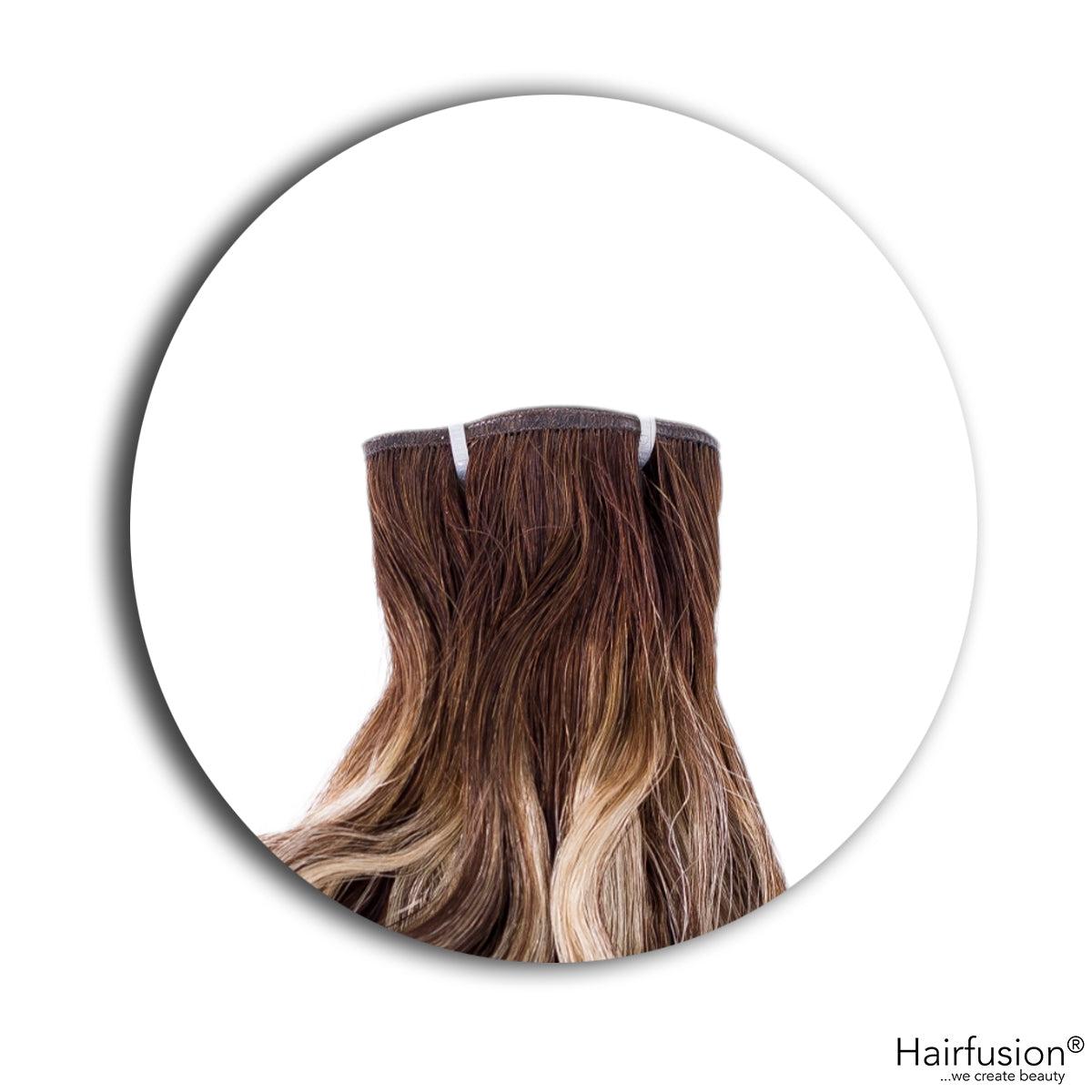 gelockte Tressenextensions - 50 gr. Echthaar 40-70 cm