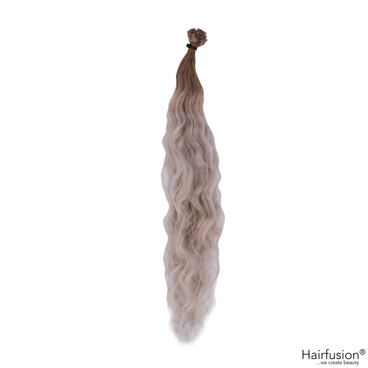 Outlet Nr. 236 – 25 Bonding Extensions – Farbe 6 auf 61 – 40 cm – gelockt