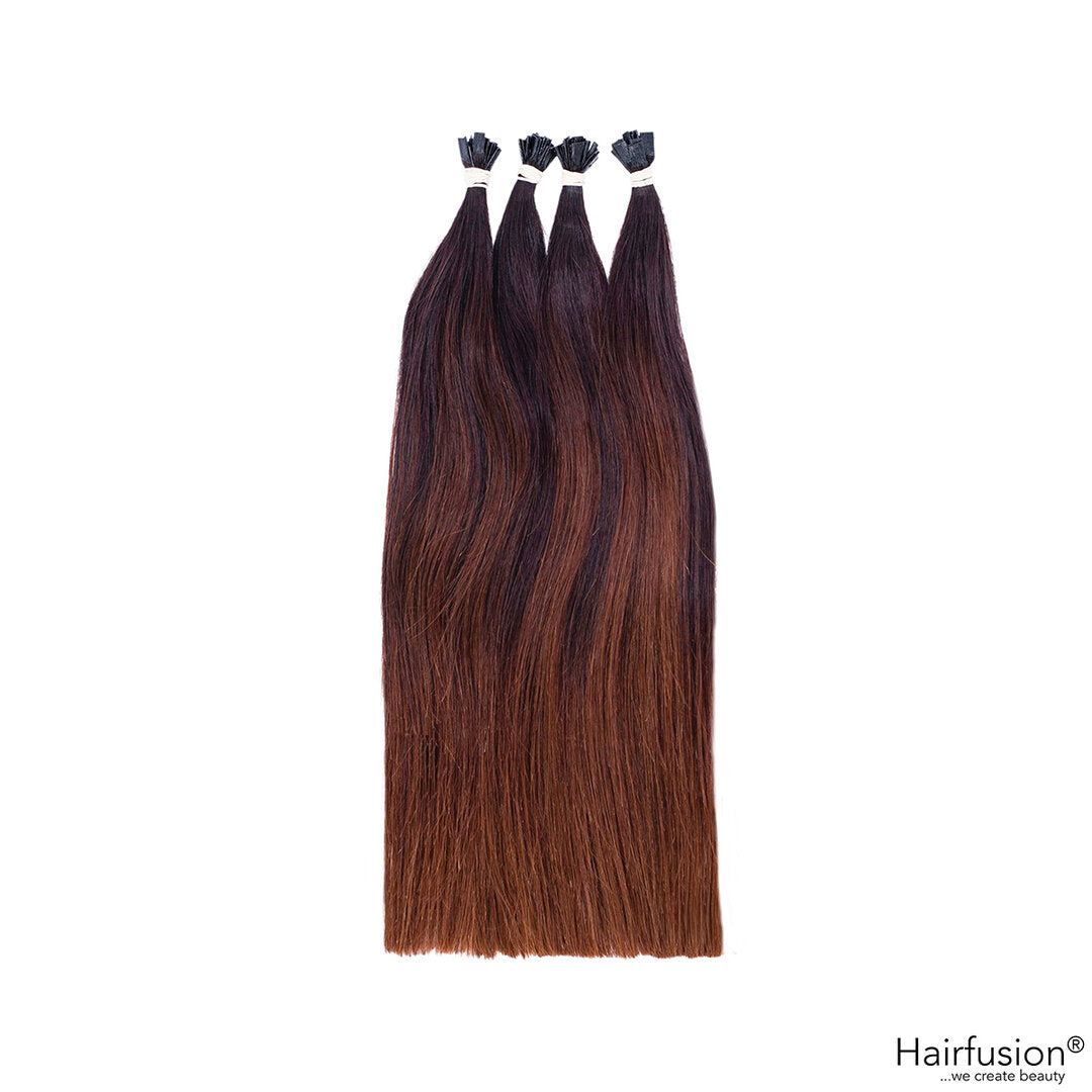 Outlet Nr. 30 – 100 Bonding Extensions – Farbe Root 1B auf 4 – 36 cm – glatt