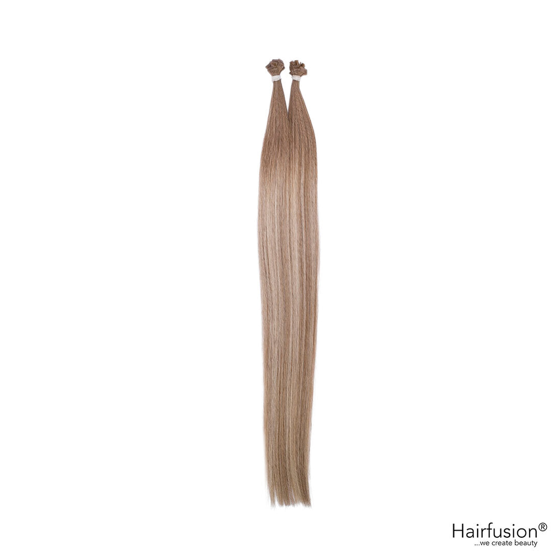 Outlet Nr. 34 – 50 Bonding Extensions – Farbe Balayage 8B/22 – 50 cm – glatt