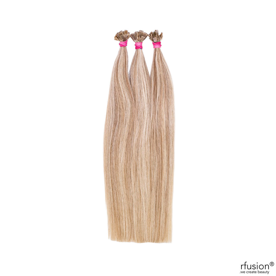 Outlet Nr. 4 – 100 Bonding Extensions – Farbe gesträhnt 4C/101 – 30 cm – glatt