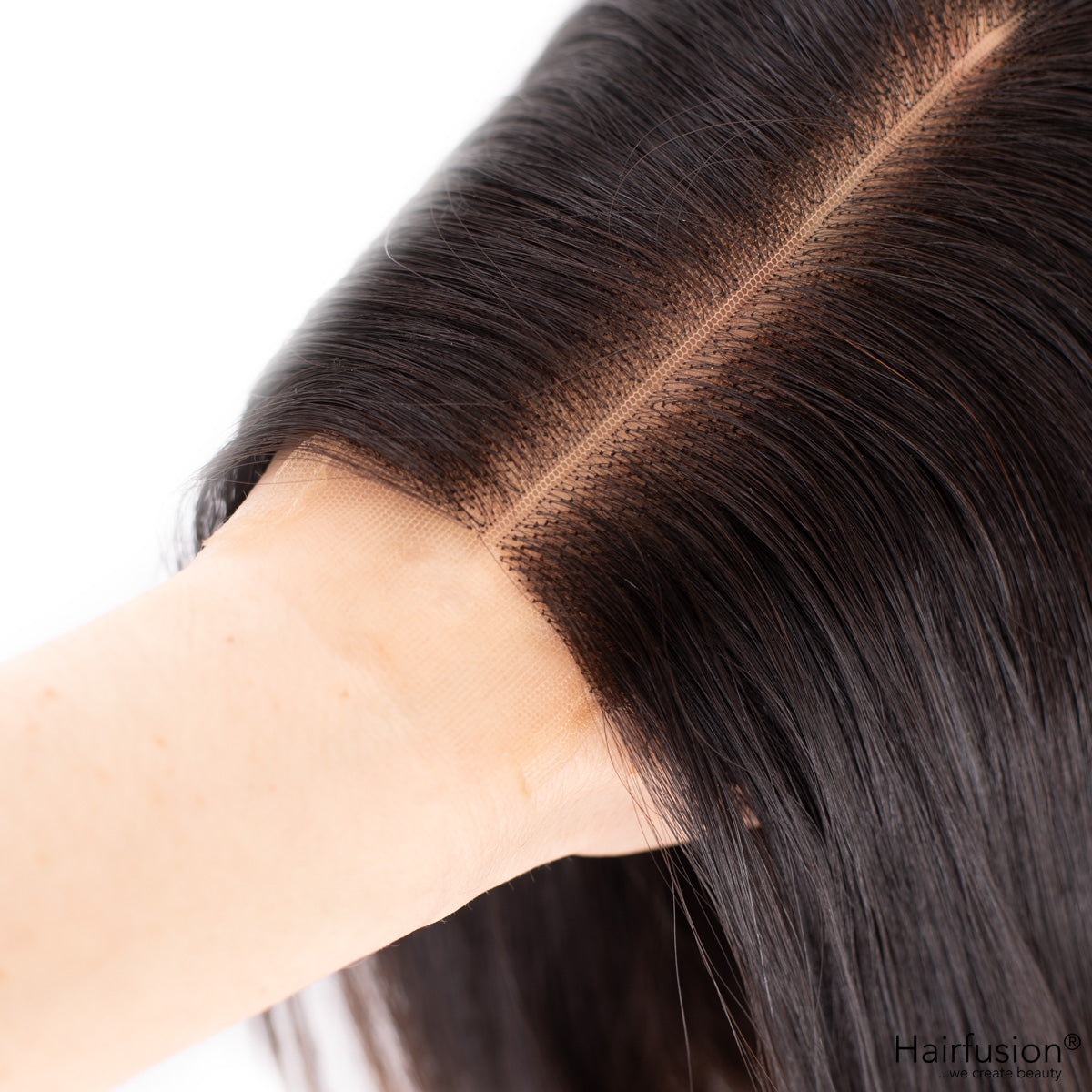 Echthaar Perücke - Nia - 25 cm - Balayage braune T- Part Bob Perücke
