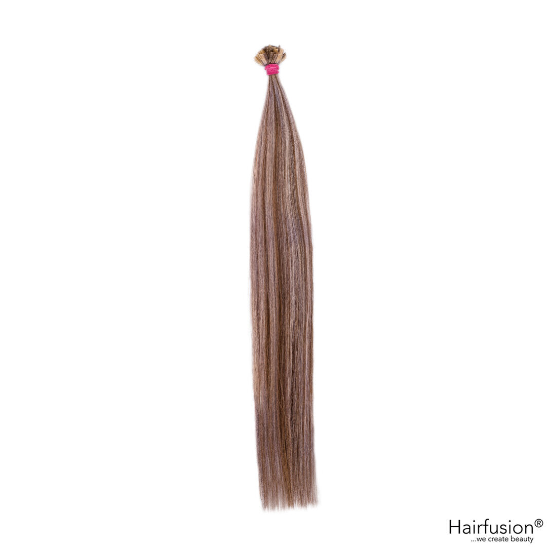 Outlet Nr. 14 – 25 Bonding Extensions – Farbe gesträhnt 6/61 – 40 cm – glatt