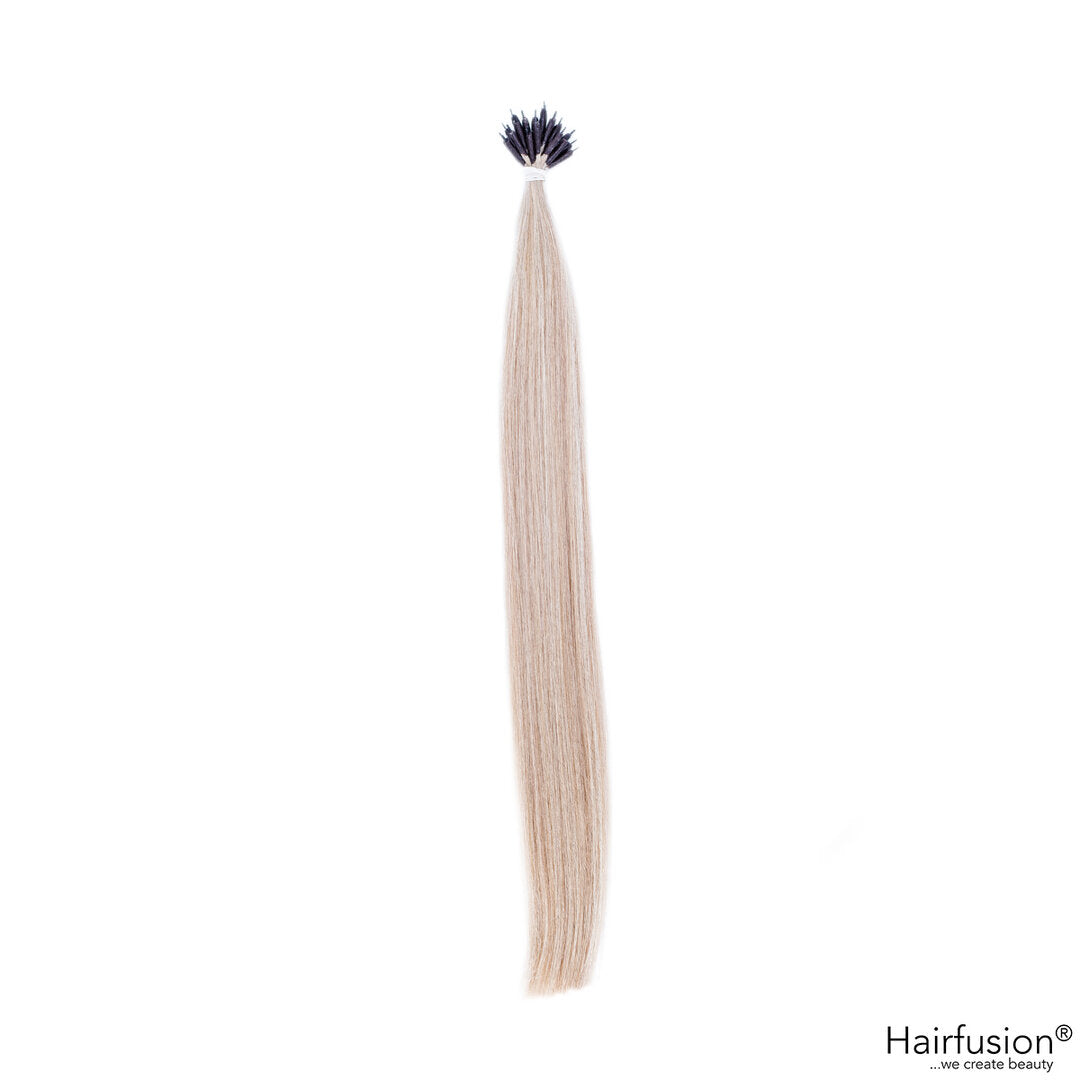 Outlet Nr. 9 – 25 dunkle Nanoring Extensions – Farbe 22 – 40 cm – glatt