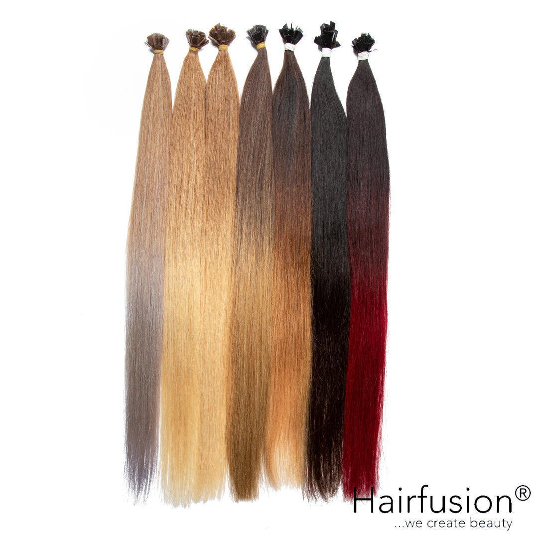 AUSVERKAUF!Bonding Extensions - 25 Stück (Flachbonding - Wärme-/Ultraschall) OMBRÉ Echthaar 40-70 cm
