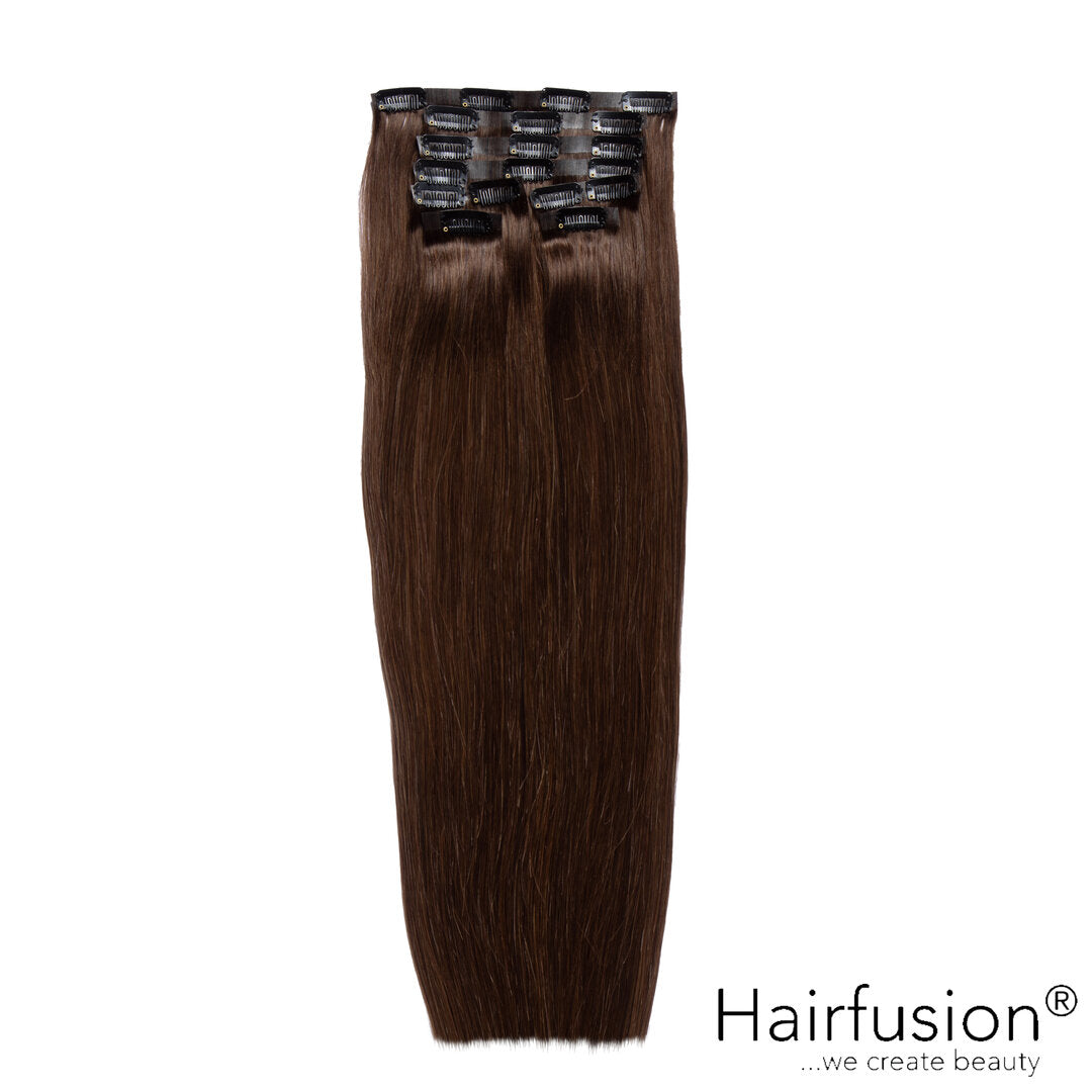 Clip-In Extensions XL-Volumen SET Haarverlängerung -  150 g - 8 Teile - 65 cm