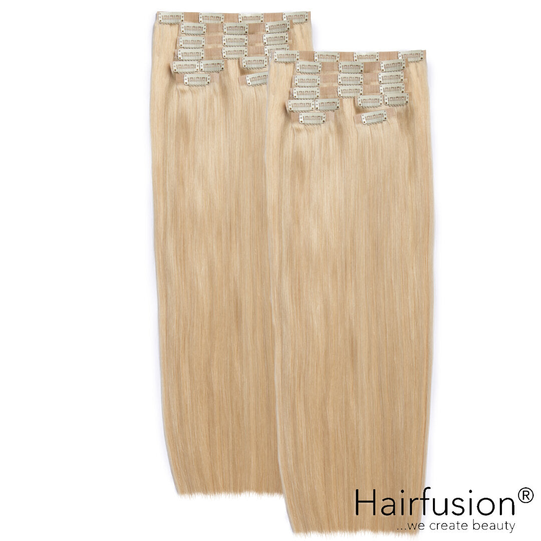 Clip-In Extensions XXXL-Volumen SET Haarverlängerung -  300 g - 16 Teile - 65 cm