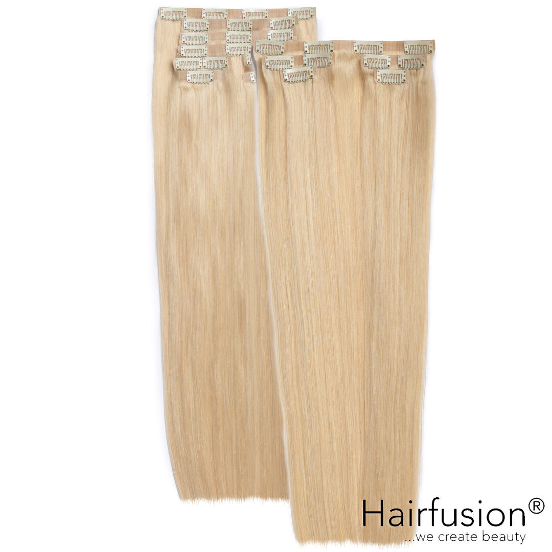 Clip-In Extensions XXL-Volumen SET Haarverlängerung -  184 g - 13 Teile - 50 cm