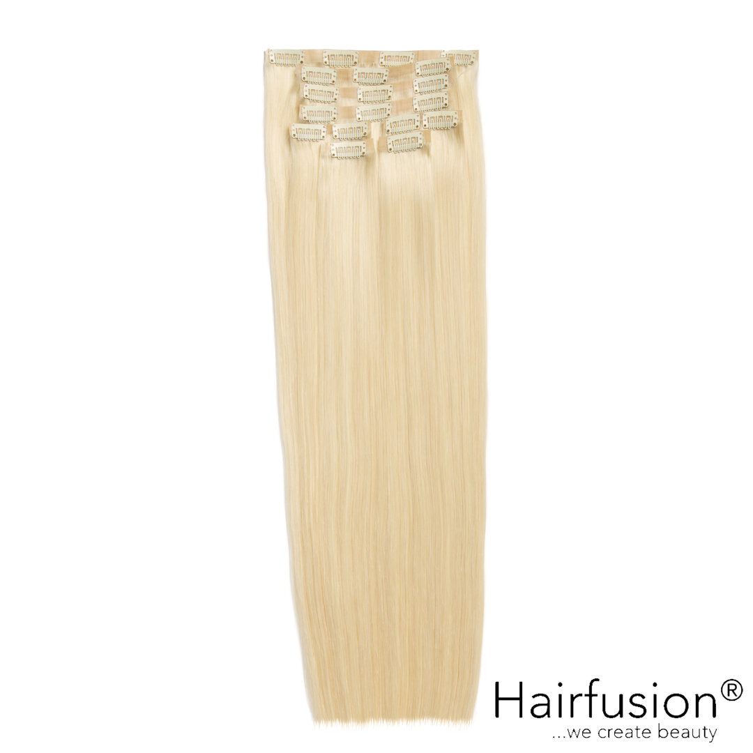 Clip-In Extensions XL-Volumen SET Haarverlängerung -  130 g - 8 Teile - 50 cm