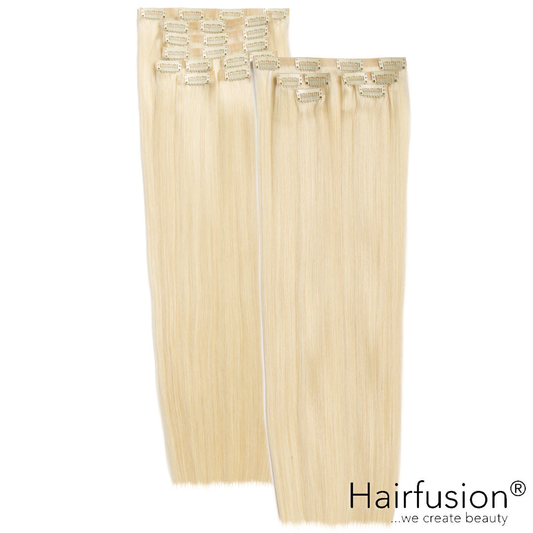 Clip-In Extensions XXL-Volumen SET Haarverlängerung -  184 g - 13 Teile - 50 cm