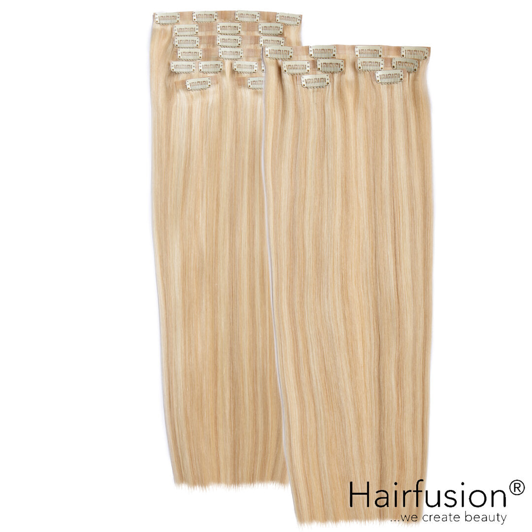 Clip-In Extensions XXL-Volumen SET Haarverlängerung -  184 g - 13 Teile - 50 cm