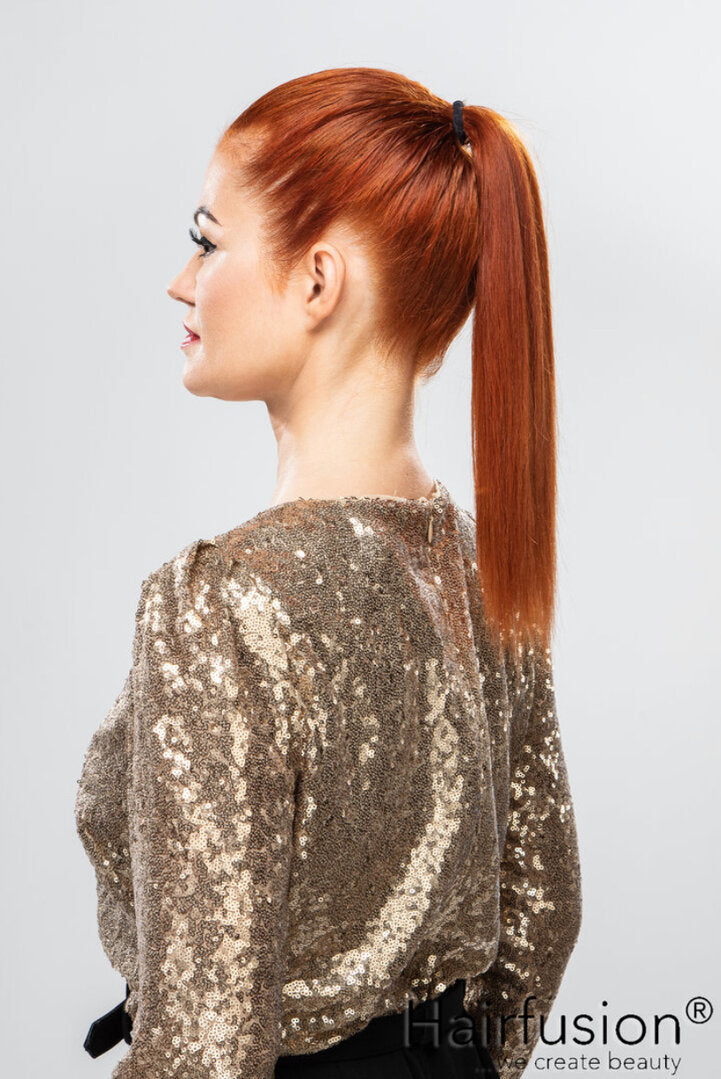 Clip-In Ponytail Haarzopf 100 g - 50 cm - hochwertiges Echthaar