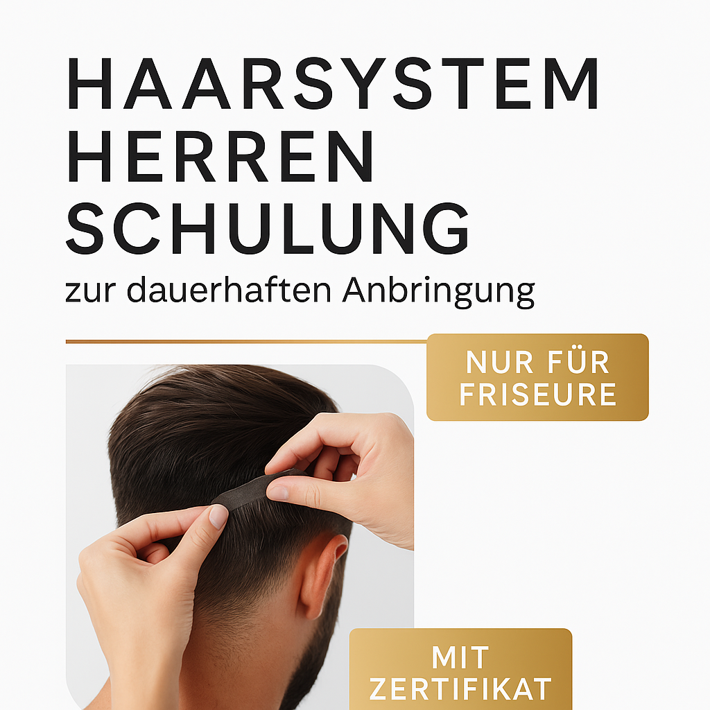 Haarsystem Herren Schulung - zur dauerhaften Anbringung von HAIRFUSION Herrenhaarteilen