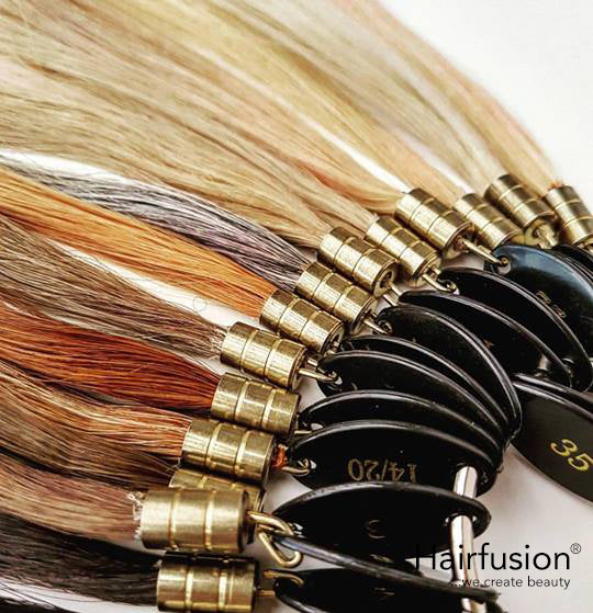 Farbring Echthaar Extensions von HAIRFUSION