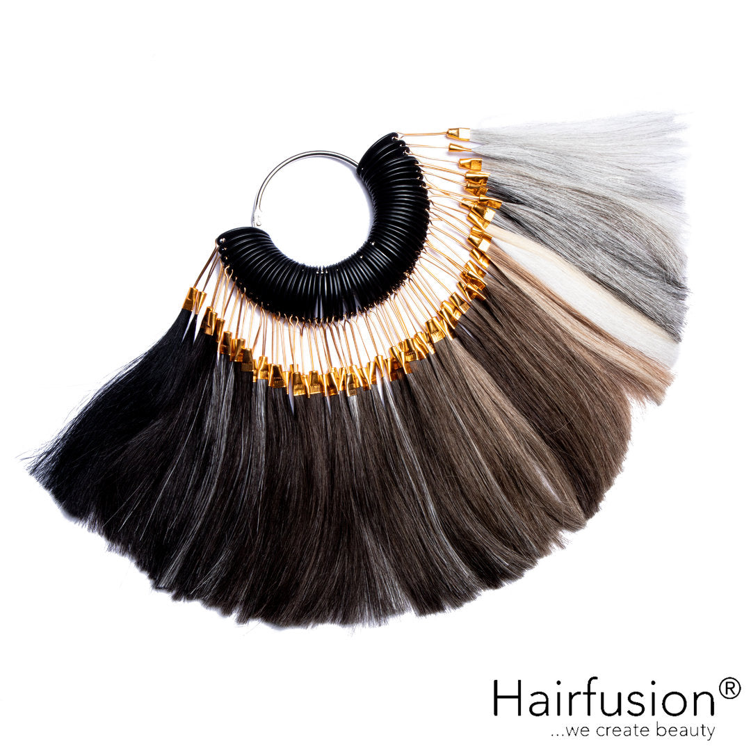 Herren Farbring Echthaar zum AUSLEIHEN von HAIRFUSION