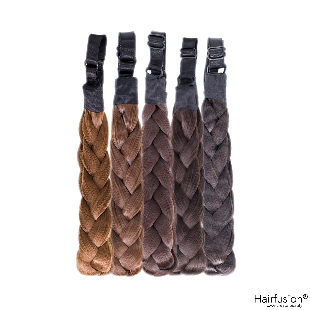 Geflochtenes Haarband im klassischen Flecht-Look  - Hochwertigen Kunsthaar von HAIRFUSION