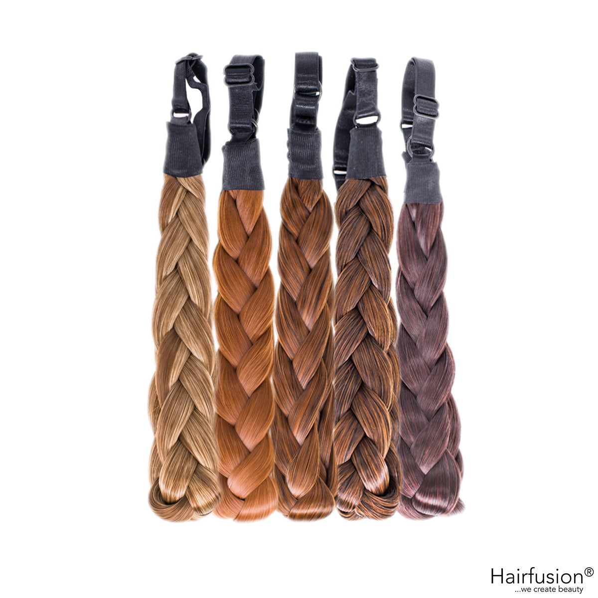 Geflochtenes Haarband im klassischen Flecht-Look  - Hochwertigen Kunsthaar von HAIRFUSION