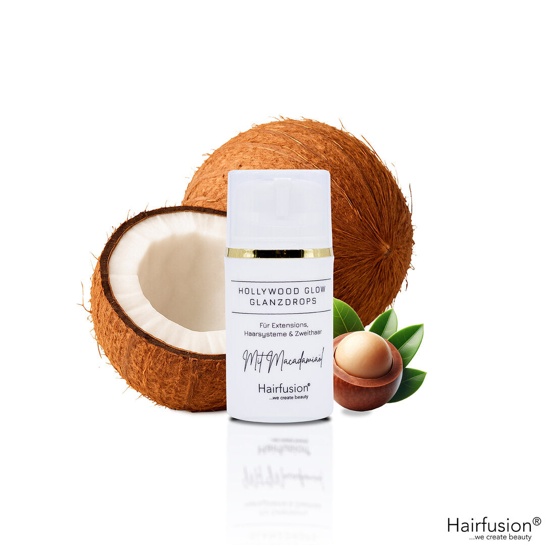 HOLLYWOOD GLOW Glanzdrops für Echthaarperücken von HAIRFUSION