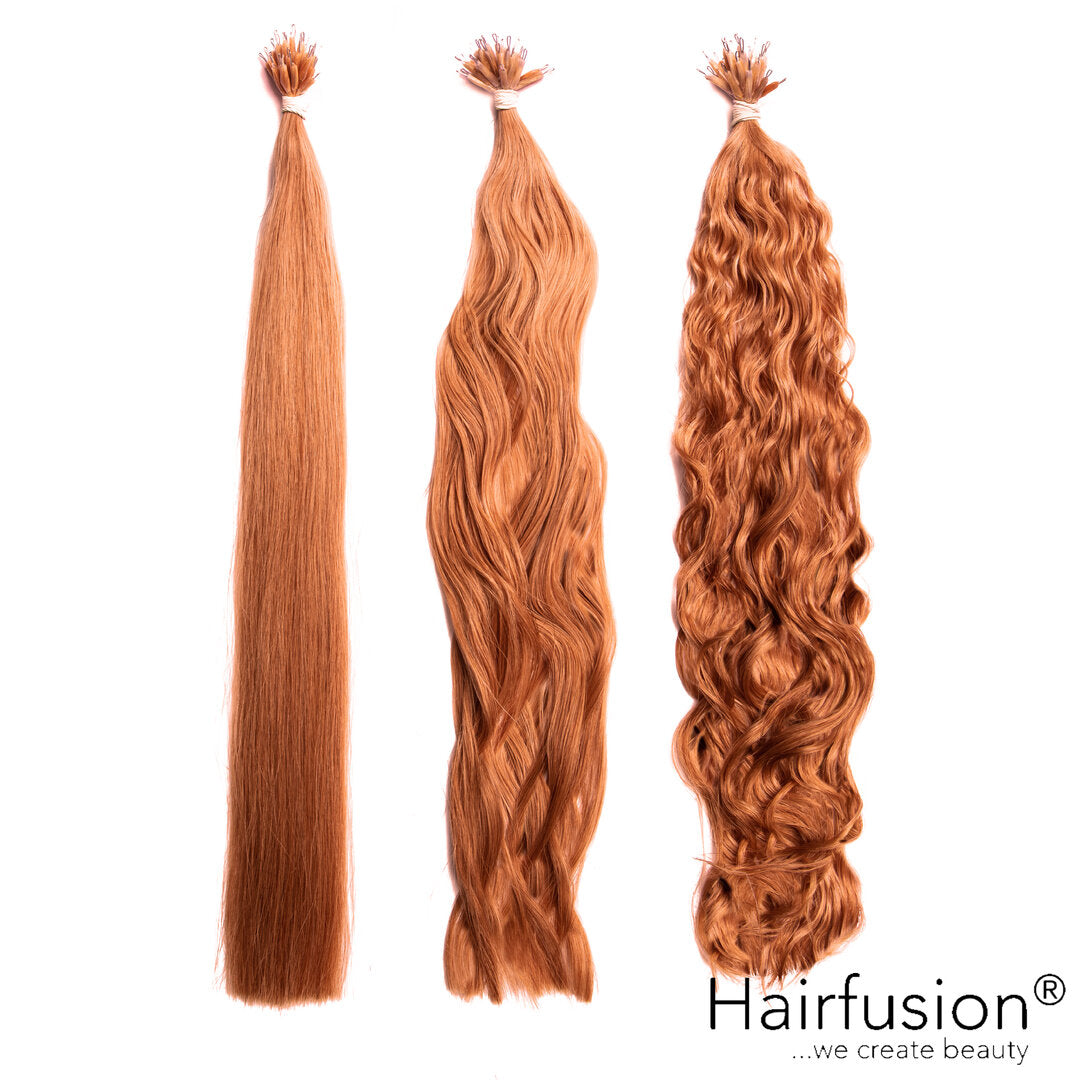 25 Stück HAIRFUSION Nanoring Extensions EINFARBIG