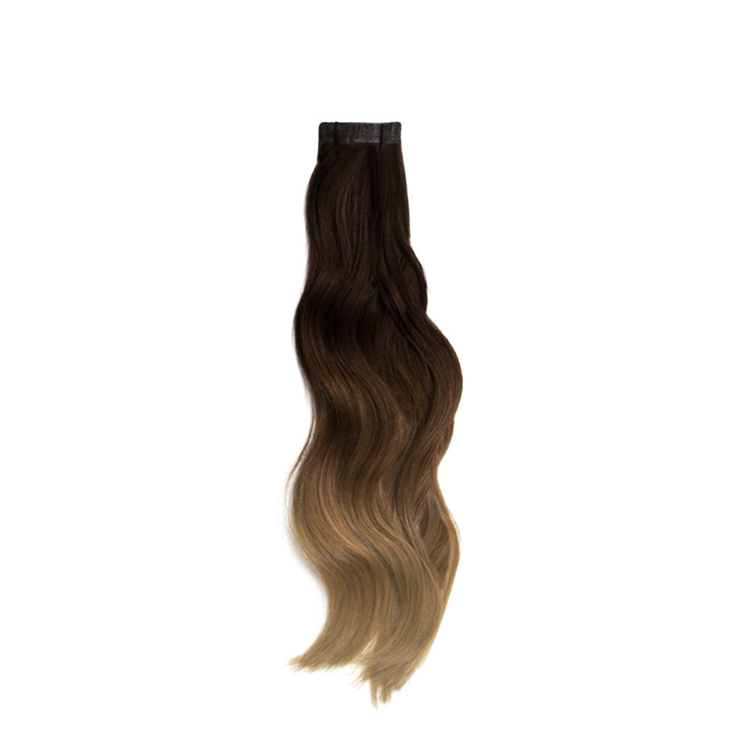 10 Stück HAIRFUSION Echthaar Tape Extensions OMBRÉ