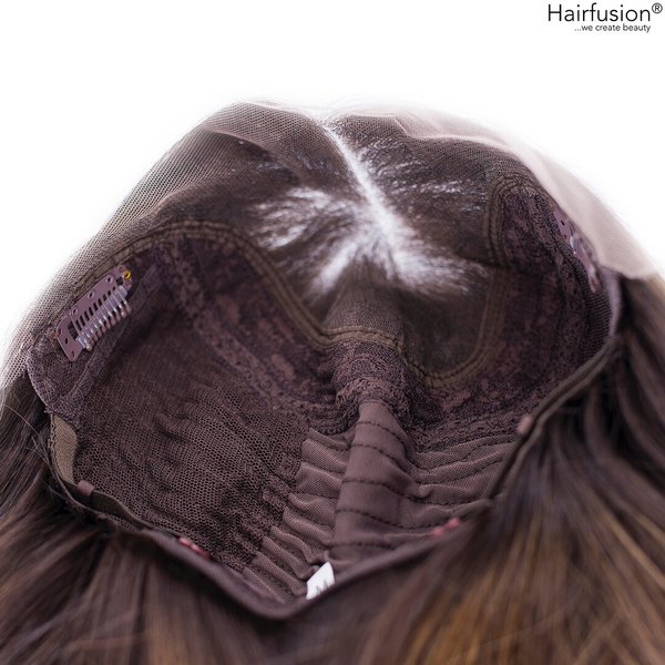 Russische Echthaar Perücke balayage braun -Russian Dream - 45 cm - Lace Front