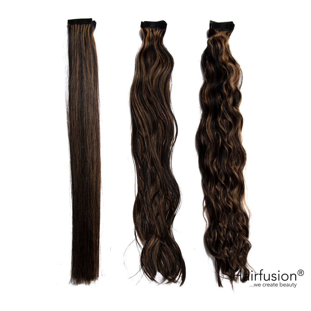 10 Stück HAIRFUSION Echthaartapes GESTRÄHNT