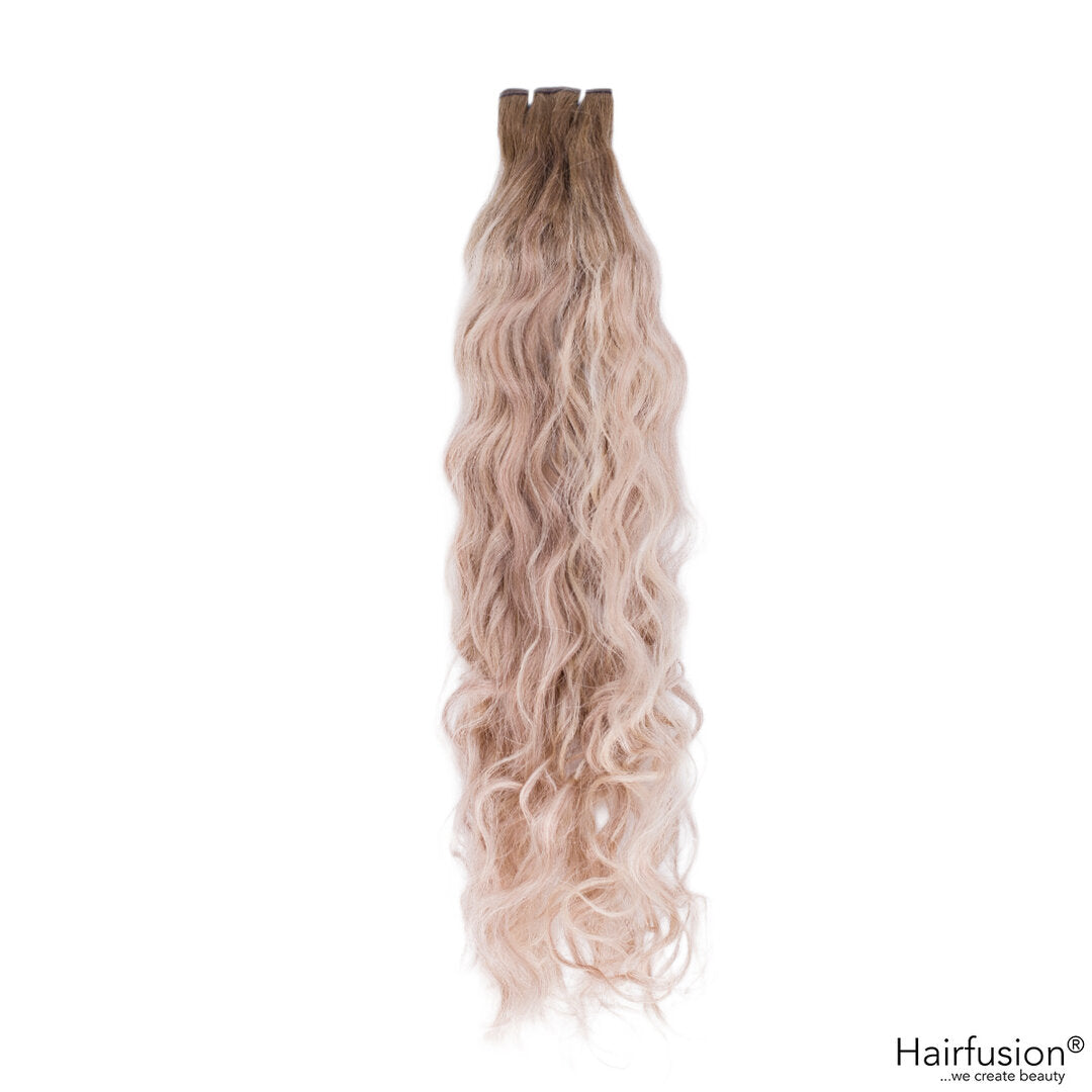 50 gr. INVISIBLE/GENIUS Tresse ROOT SHADOW/BALAYAGE Echthaar 40-70 cm