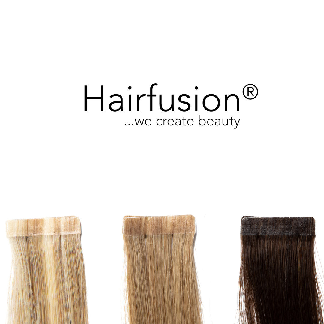 Tape Extensions - 10 Stück GESTRÄHNT Echthaar  45-50 cm und 65-70 cm