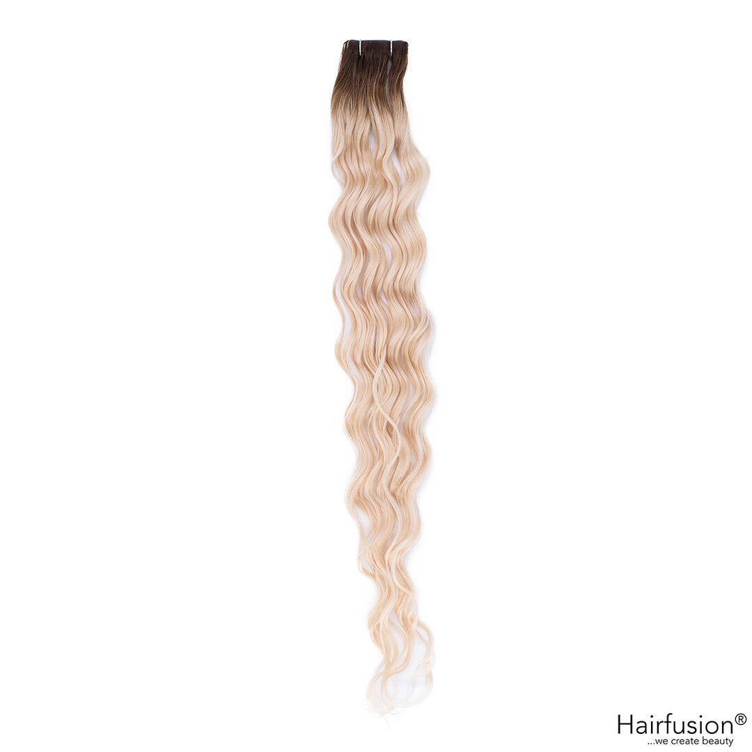 gelockte Tapeextensions - 10 Stück  Echthaar 45-50 cm und  65-70 cm