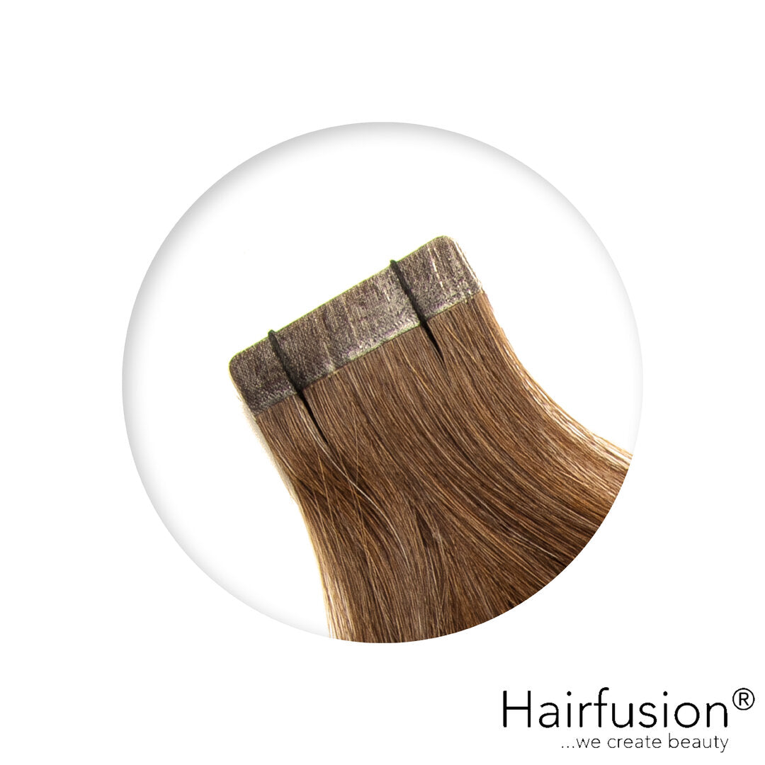 Tape Extensions XXL - 40 Stück  EINFARBIG Echthaar 80-100 cm