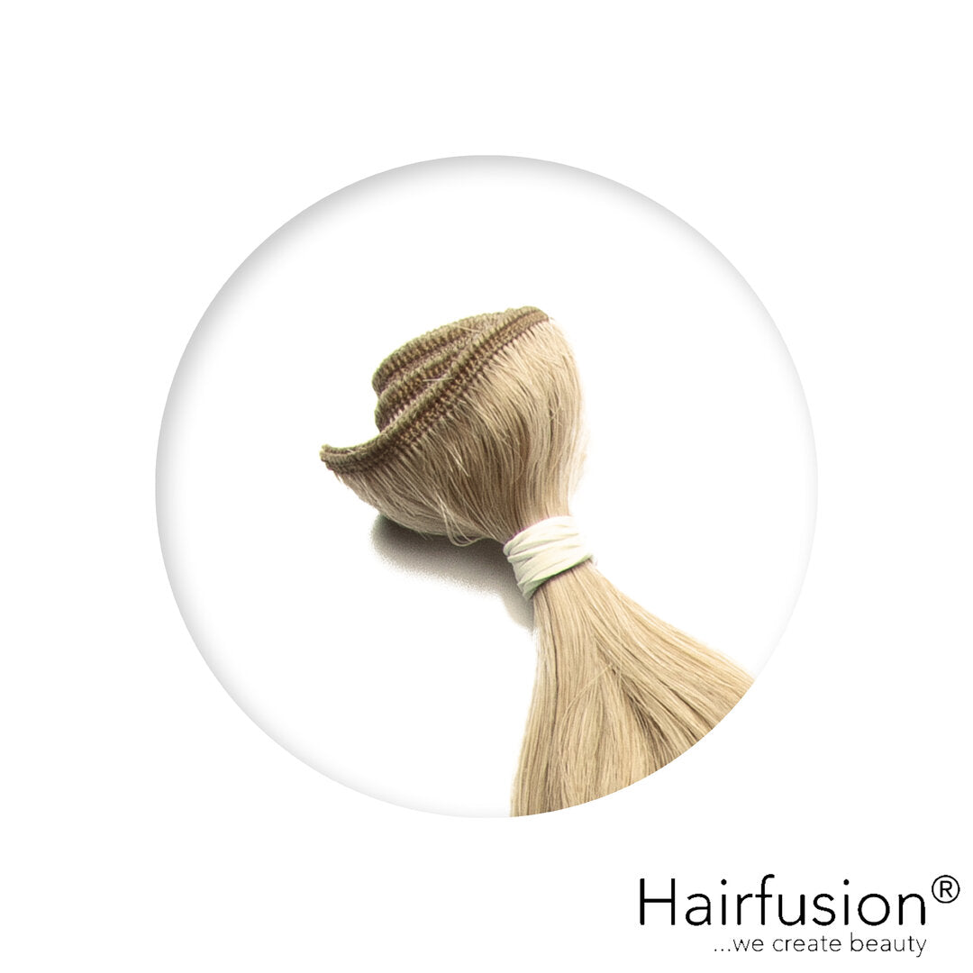 100 gr. Tresse  XXL - EINFARBIG Echthaar 80-100 cm