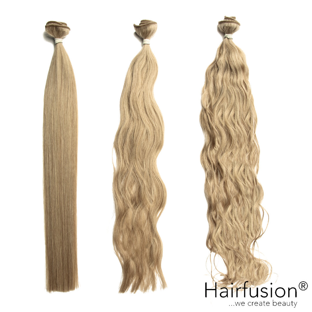 50 gr.  HAIRFUSION Echthaar INVISIBLE/GENIUS Tresse EINFARBIG