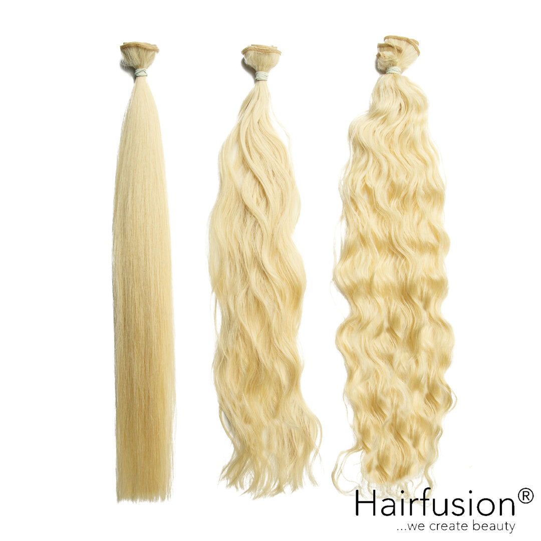 50 gr.  HAIRFUSION Echthaar INVISIBLE/GENIUS Tresse EINFARBIG