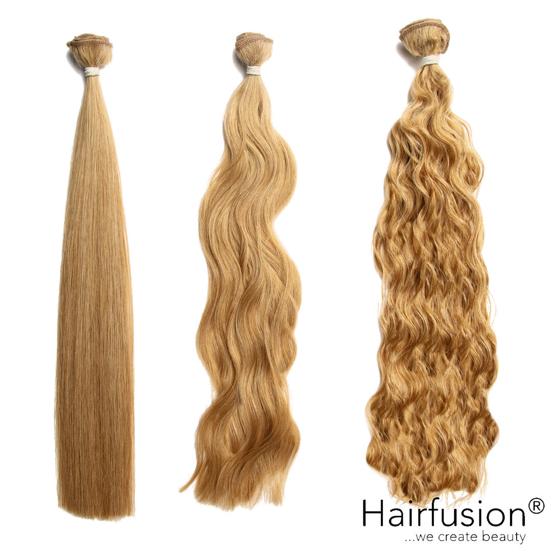 50 gr.  HAIRFUSION Echthaar Tresse EINFARBIG