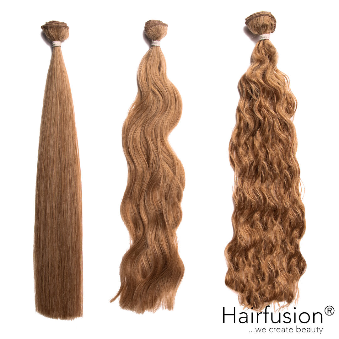 50 gr. Tresse EINFARBIG Echthaar von HAIRFUSION