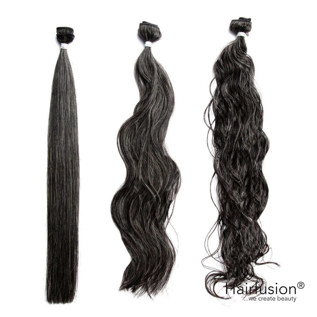 50 gr.  HAIRFUSION Echthaar  INVISIBLE/GENIUS Tresse EINFARBIG