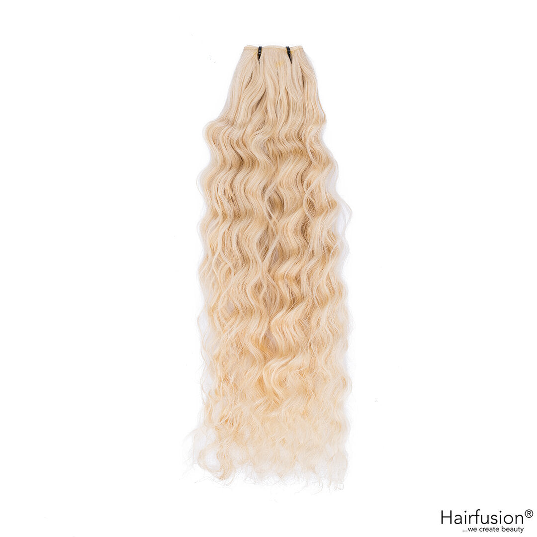 50 gr.  HAIRFUSION Echthaar INVISIBLE/GENIUS  Tresse EINFARBIG