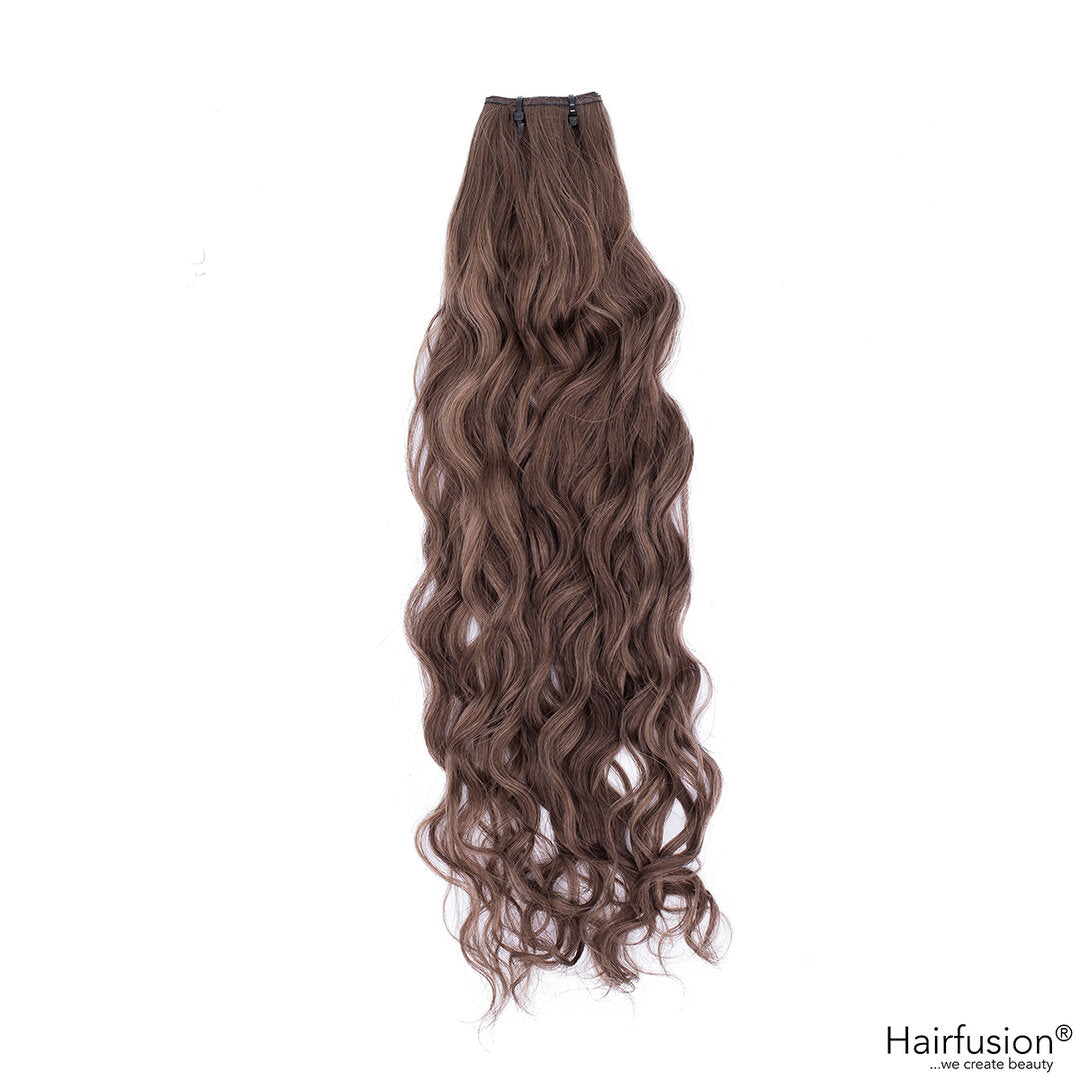 gelockte Tressenextensions - 50 gr. Echthaar 40-70 cm