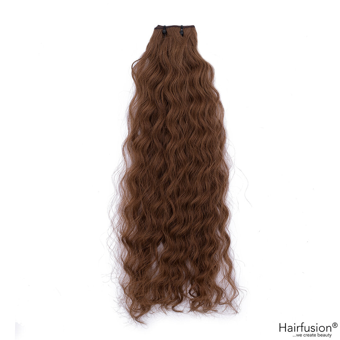 gelockte Tressenextensions - 50 gr. Echthaar 40-70 cm