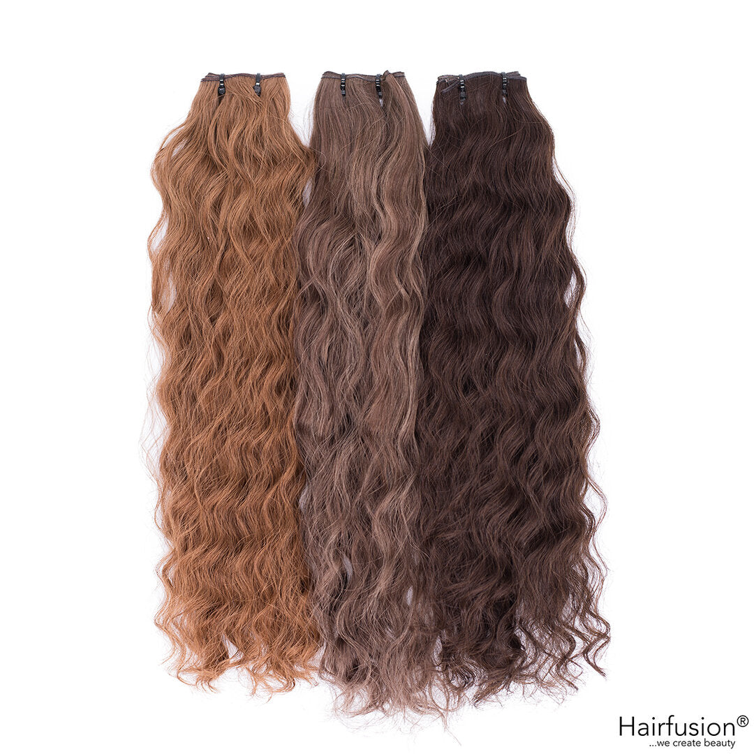 50 gr. INVISIBLE/GENIUS Tresse EINFARBIG Echthaar 40-70 cm