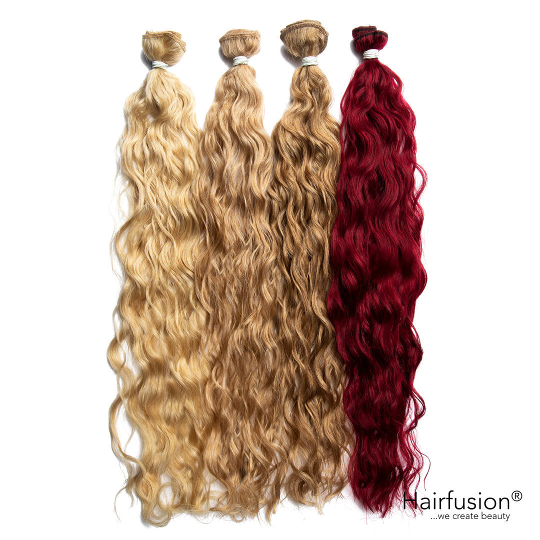 Extensions 50 gr. Tresse EINFARBIG Echthaar von HAIRFUSION