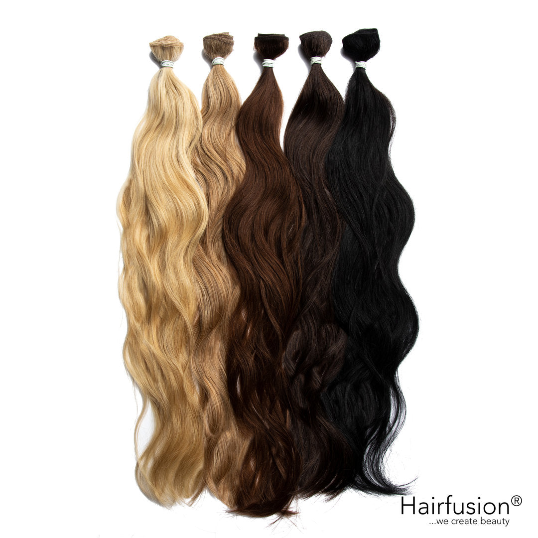 Extensions 50 gr. Tresse EINFARBIG Echthaar von HAIRFUSION