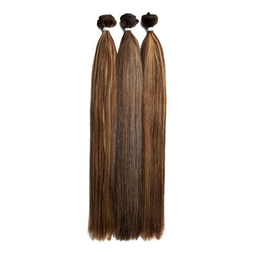 50 gr.  INVISIBLE/GENIUS Tresse GESTRÄHNT Echthaar 40-70 cm