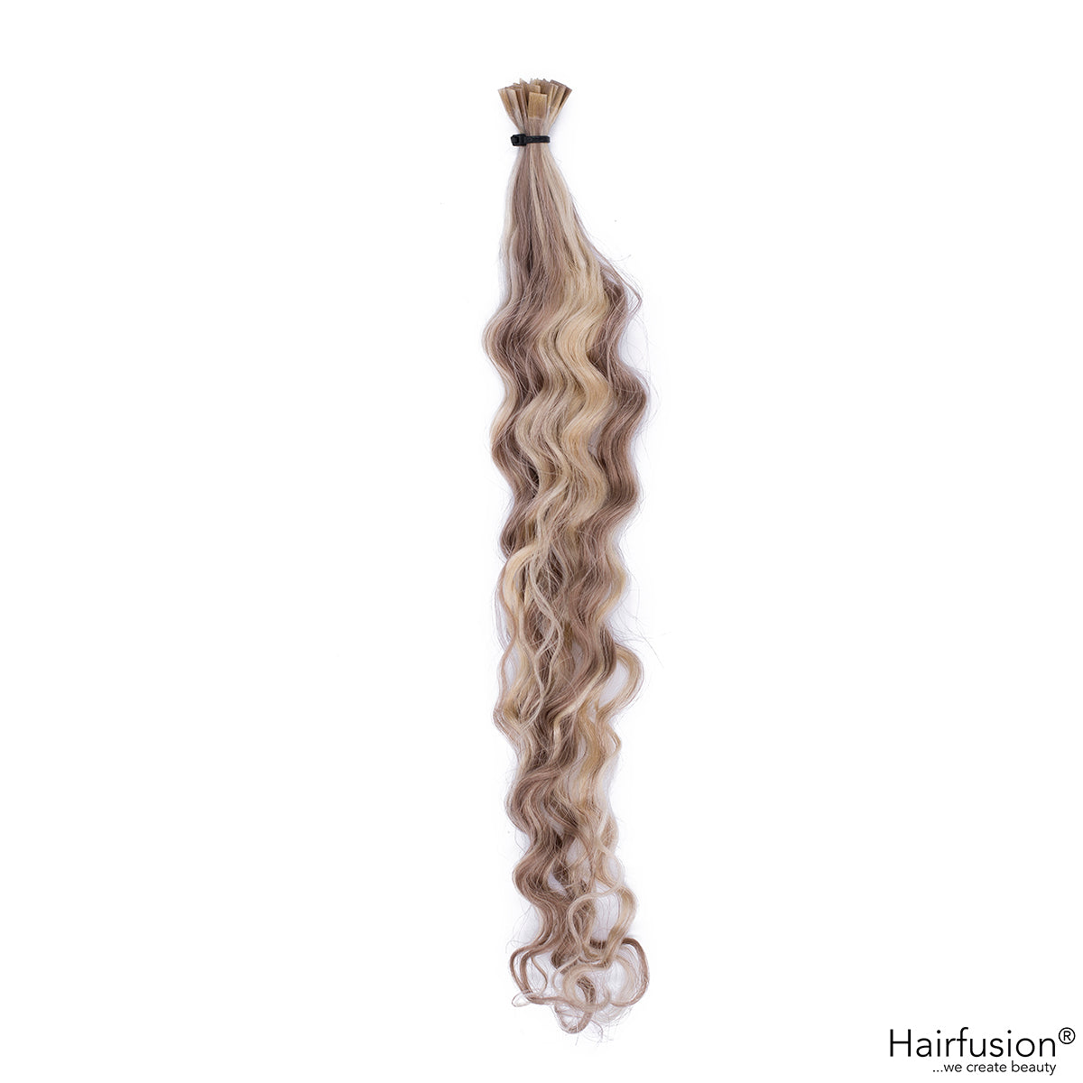 Bonding Extensions - 25 Stück (Flachbonding - Wärme-/Ultraschall) GESTRÄHNT Echthaar 30-70 cm