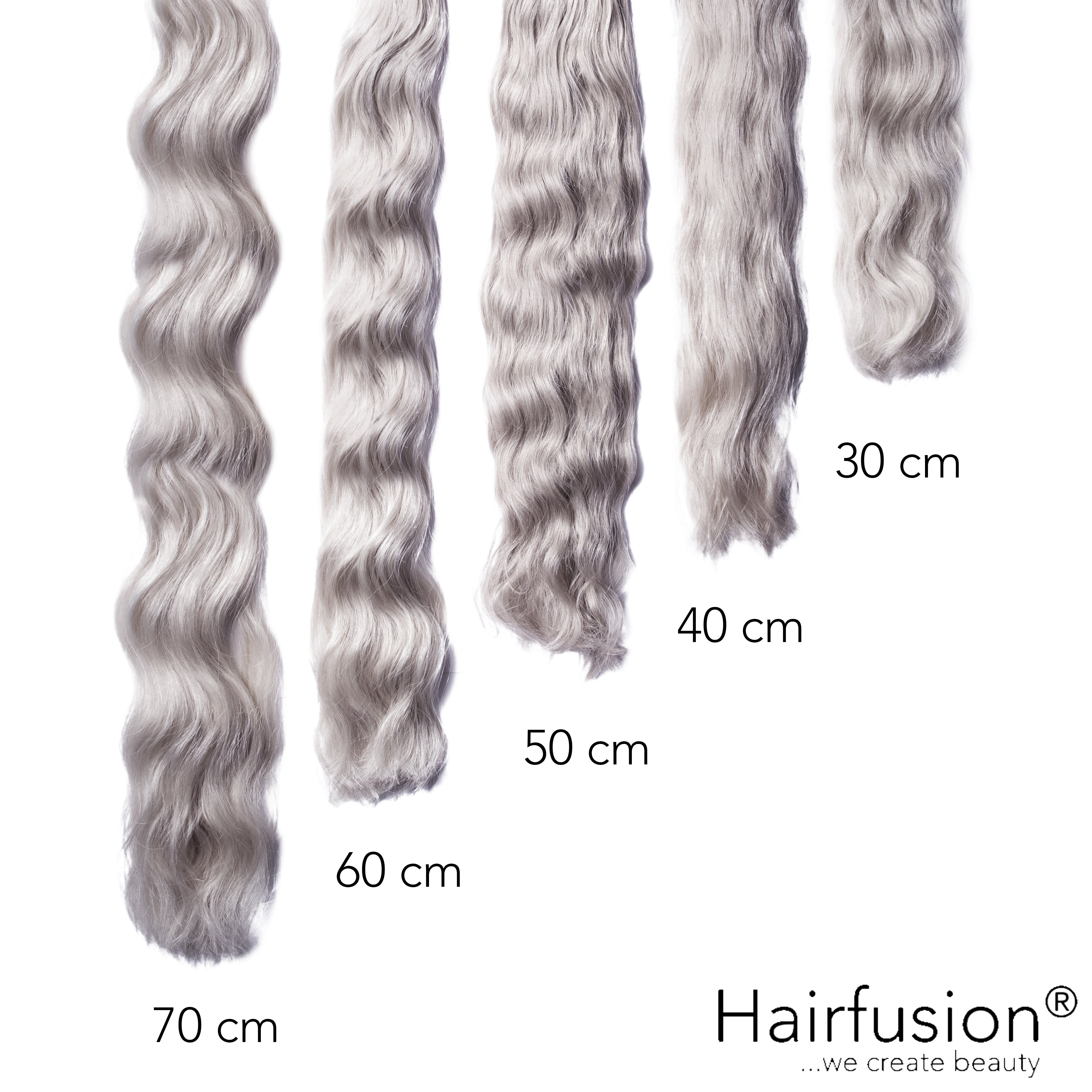 Bonding Extensions - 25 Stück (Flachbonding - Wärme-/Ultraschall) EINFARBIG Echthaar 30-70 cm