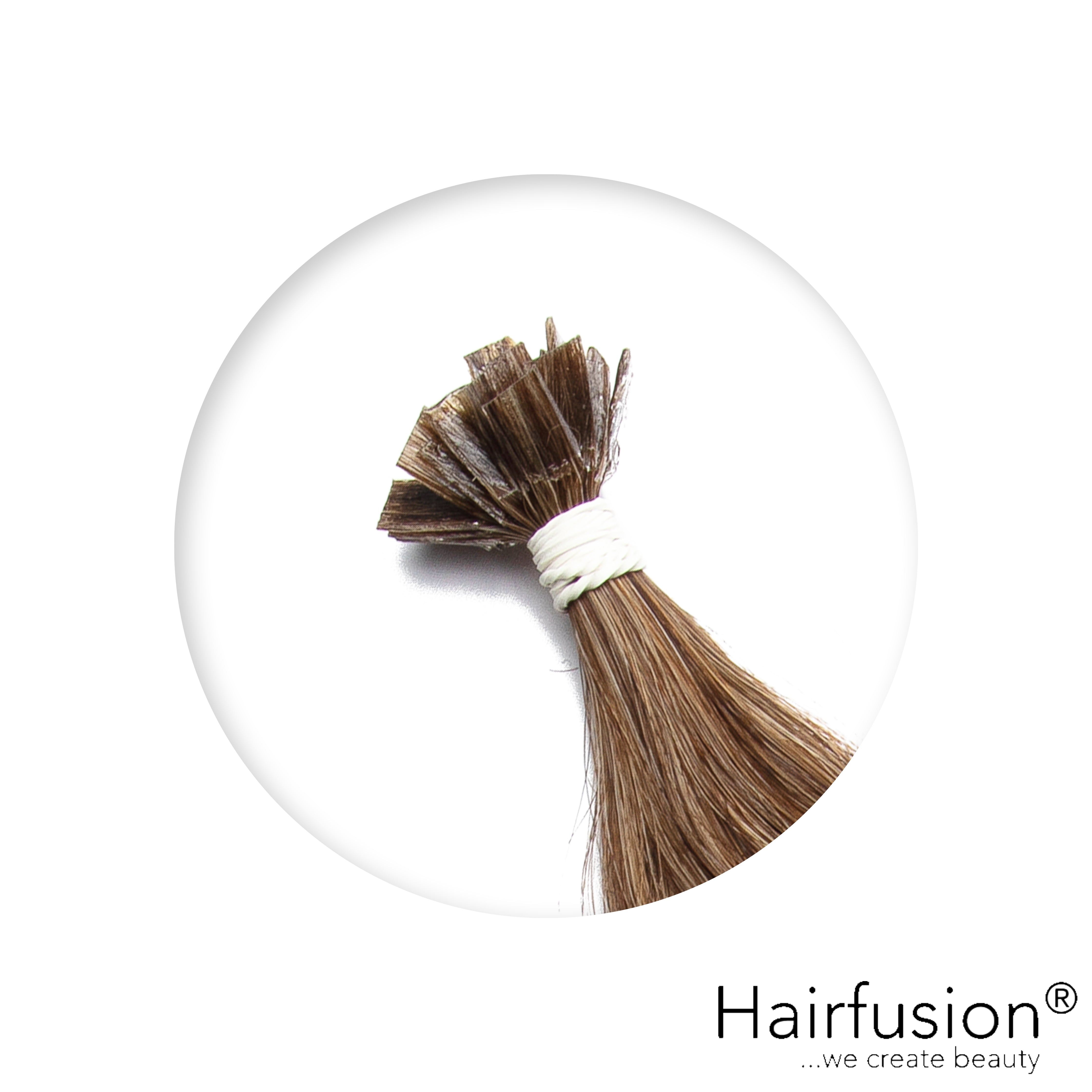 Bonding Extensions - 25 Stück (Flachbonding - Wärme-/Ultraschall) EINFARBIG Echthaar 30-70 cm